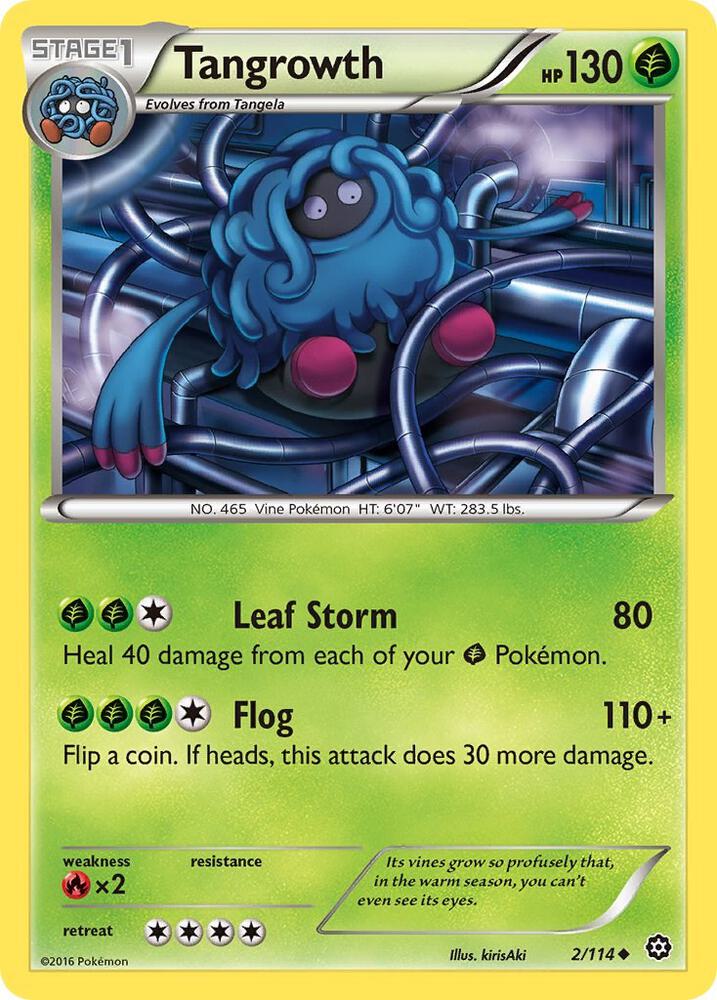 Tangrowth - XY - Steam Siege