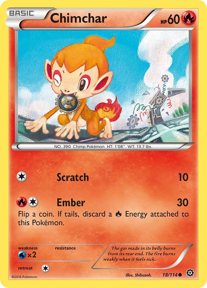 Chimchar - XY - Steam Siege