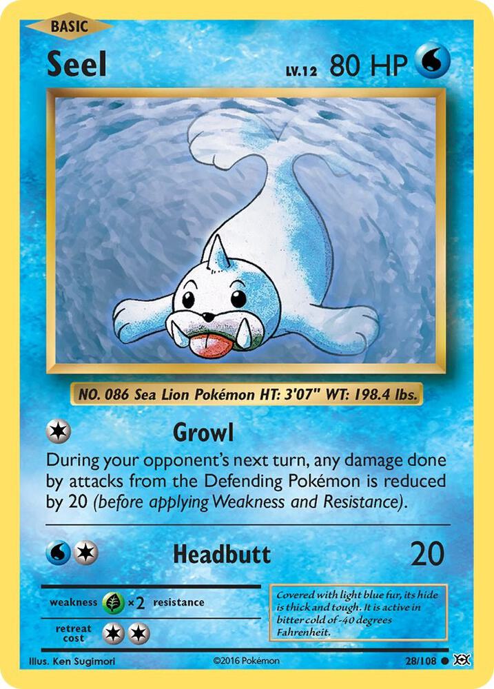 Seel - XY - Evolutions