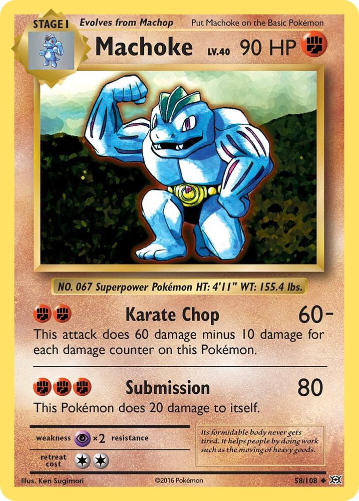 Machoke - XY - Evolutions