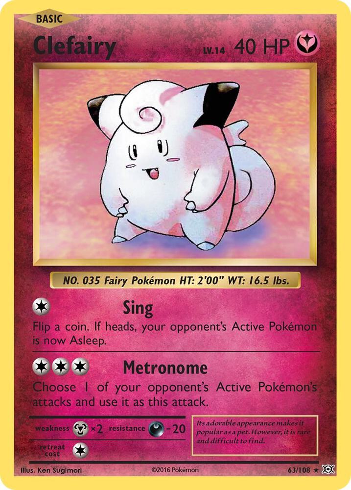 Clefairy - XY - Evolutions