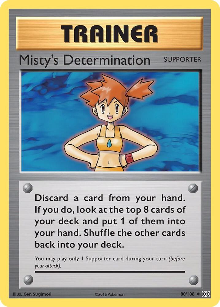 Misty's Determination - XY - Evolutions