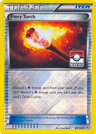 Fiery Torch - 89/106 (Pokemon League) - League & Championship Cards