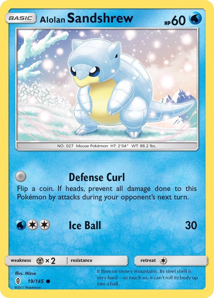 Alolan Sandshrew - SM - Guardians Rising