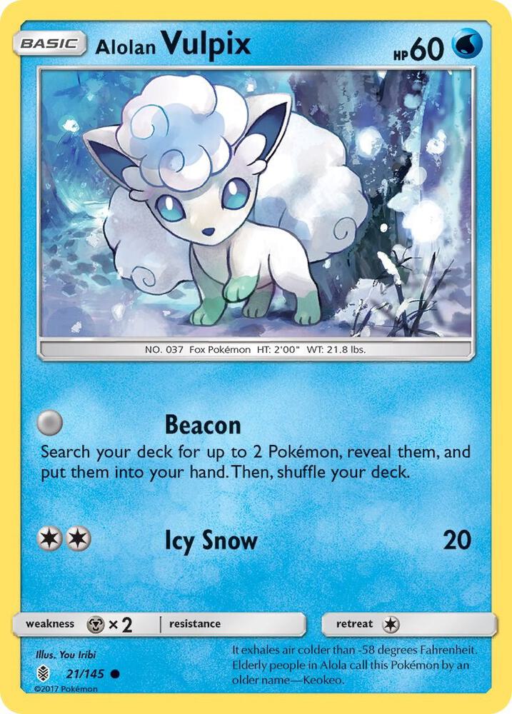 Alolan Vulpix - SM - Guardians Rising