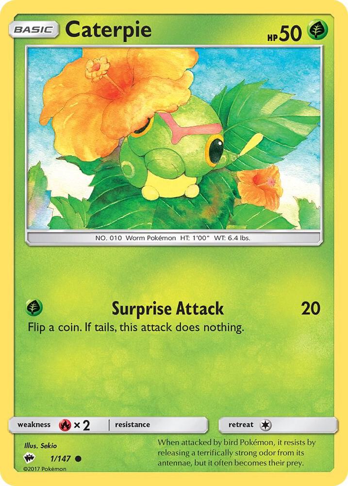 Caterpie - SM - Burning Shadows