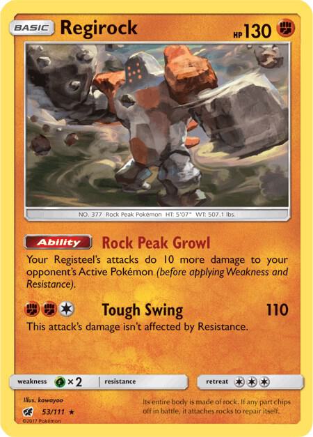 Regirock - SM - Crimson Invasion