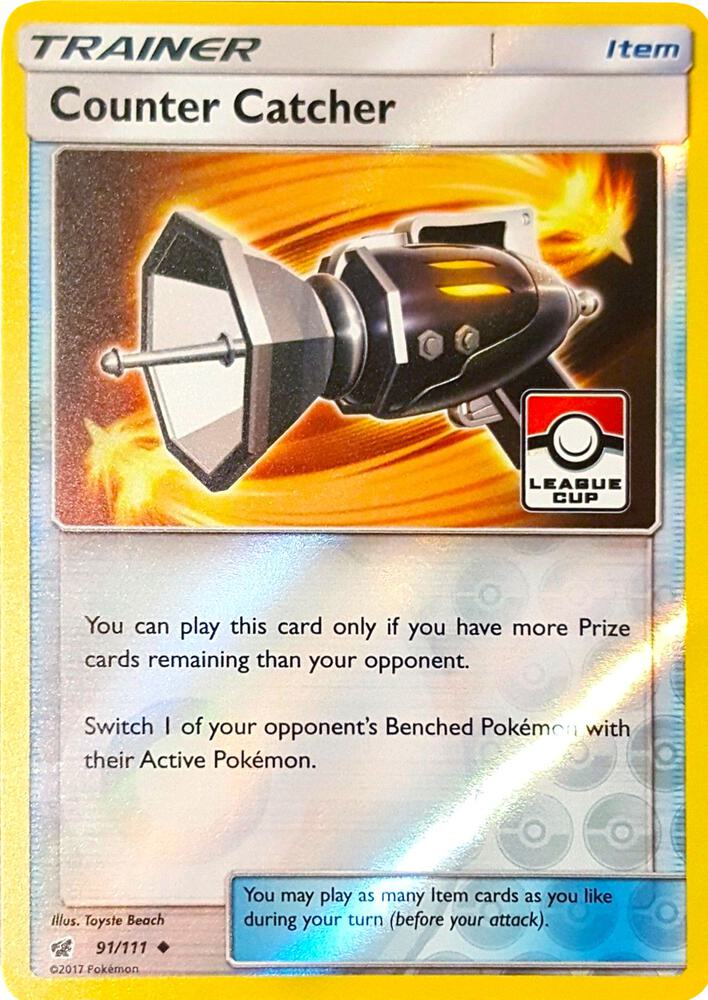 Counter Catcher - 91/111 (League Cup) - League & Championship Cards