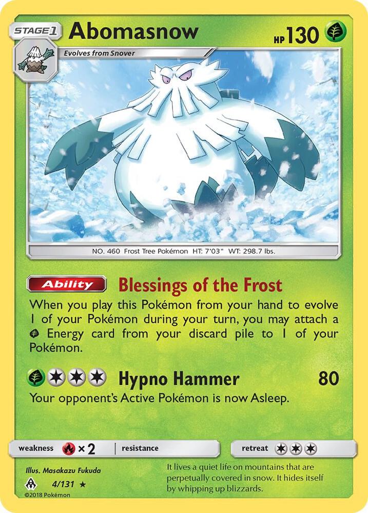 Abomasnow - SM - Forbidden Light