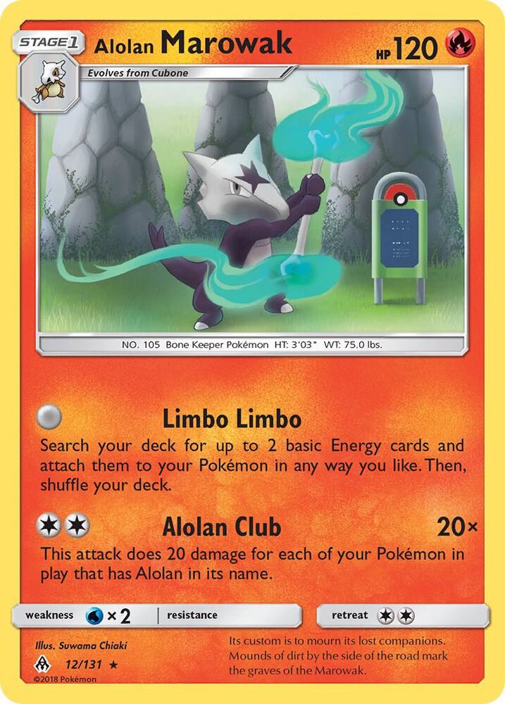 Alolan Marowak - SM - Forbidden Light