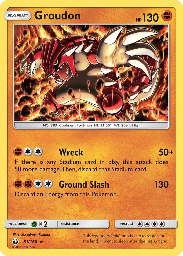 Groudon - SM - Celestial Storm