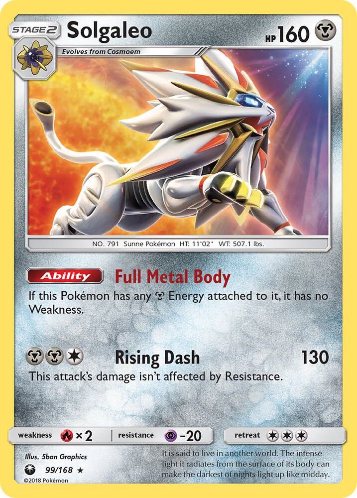 Solgaleo - SM - Celestial Storm