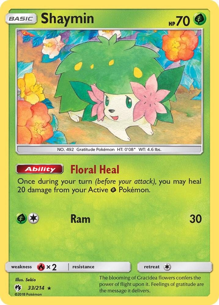 Shaymin - SM - Lost Thunder