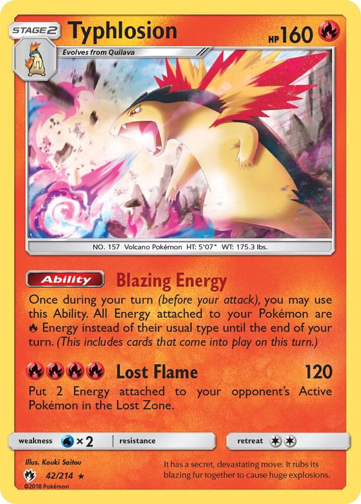 Typhlosion - SM - Lost Thunder