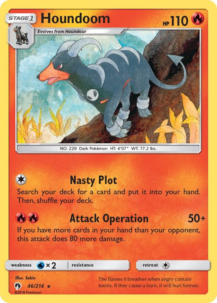 Houndoom - SM - Lost Thunder