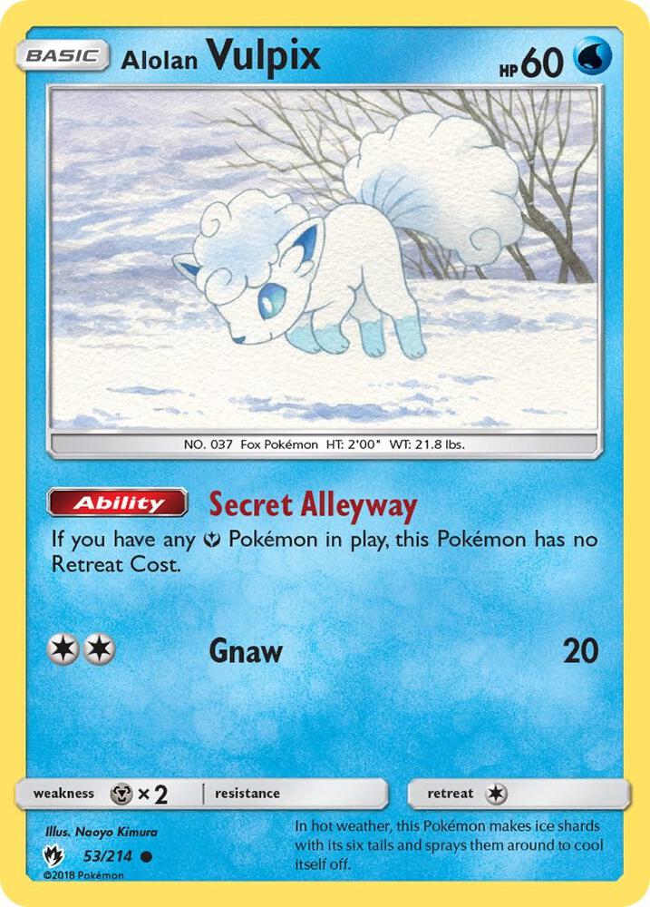 Alolan Vulpix - SM - Lost Thunder