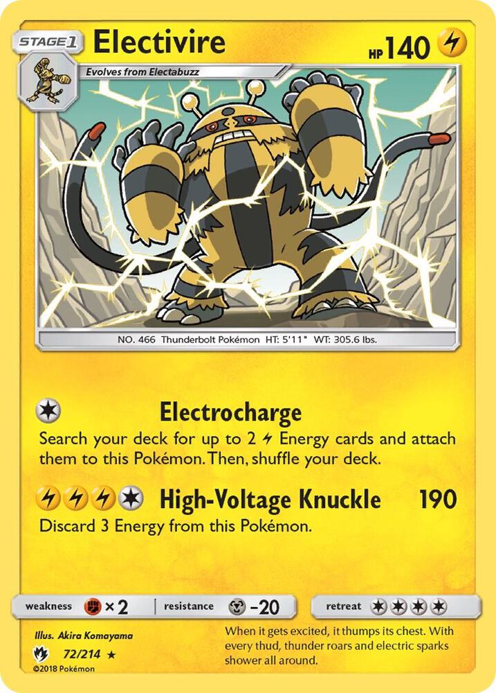 Electivire - SM - Lost Thunder