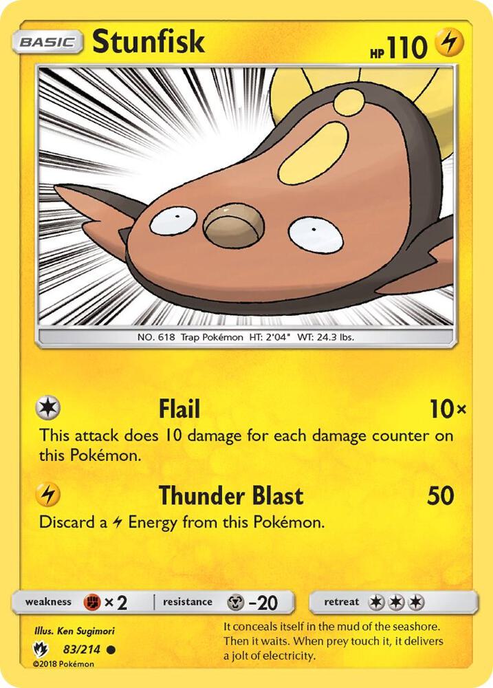 Stunfisk - SM - Lost Thunder