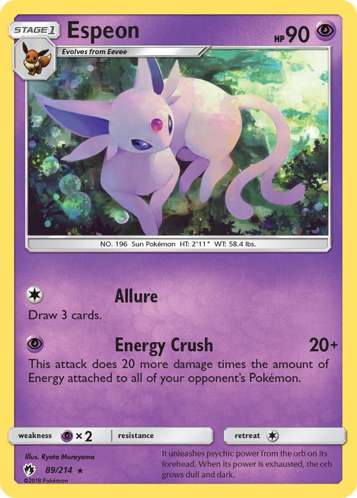 Espeon - SM - Lost Thunder