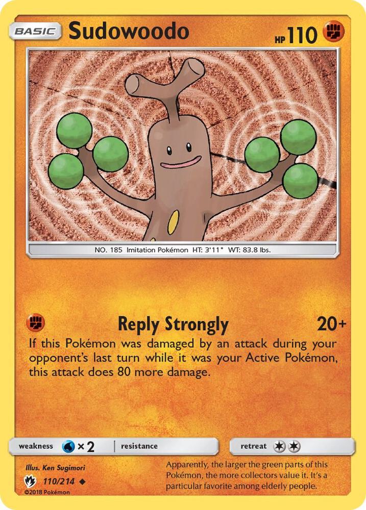Sudowoodo - SM - Lost Thunder