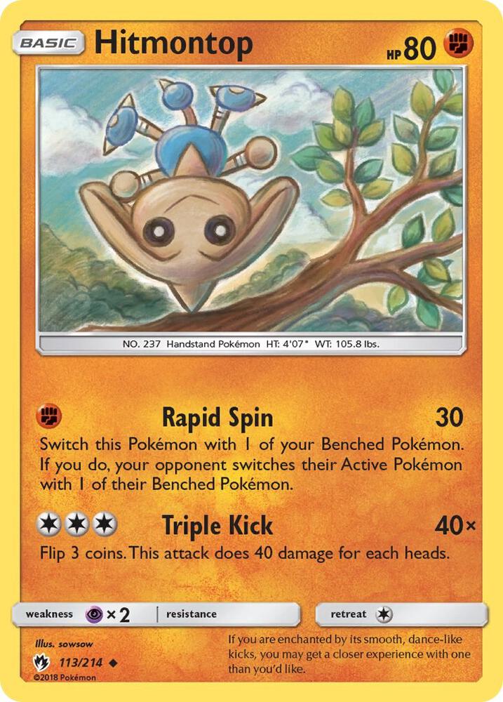 Hitmontop - SM - Lost Thunder
