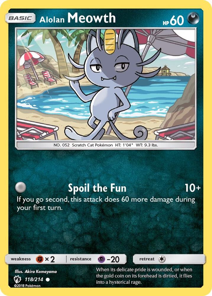 Alolan Meowth - SM - Lost Thunder