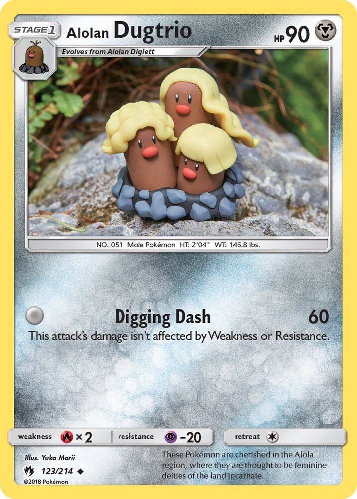 Alolan Dugtrio - SM - Lost Thunder