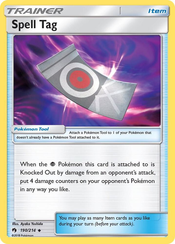 Spell Tag - SM - Lost Thunder