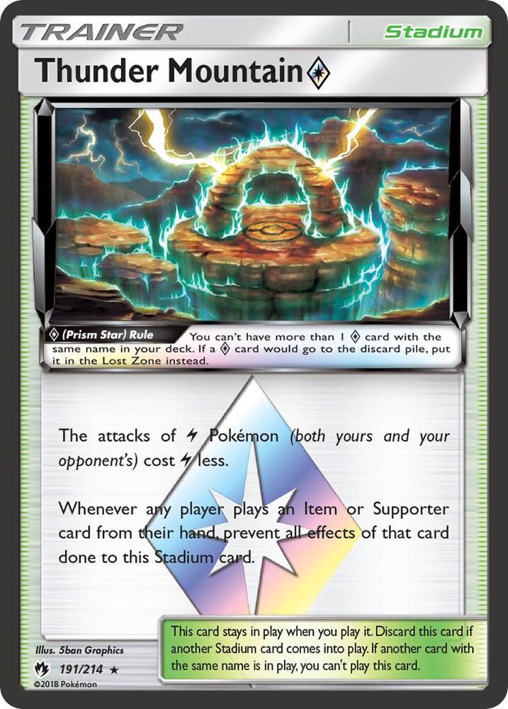 Thunder Mountain Prism Star - SM - Lost Thunder