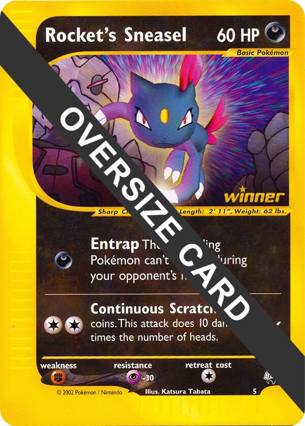 Rocket's Sneasel - 5 - Jumbo Cards
