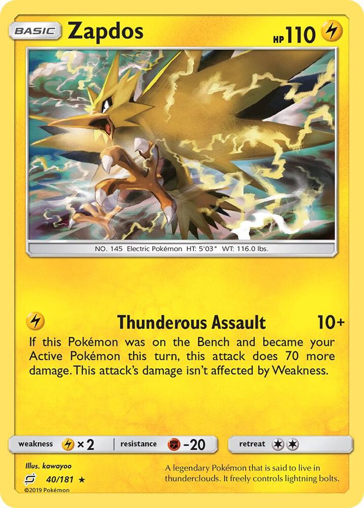 Zapdos - SM - Team Up