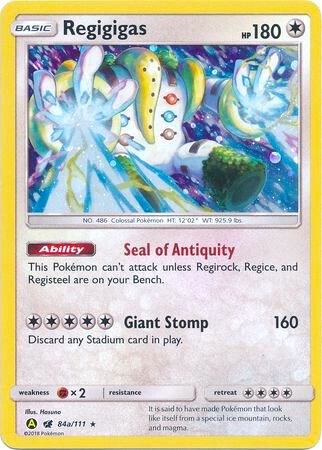 Regigigas - 84a/111 - Alternate Art Promos