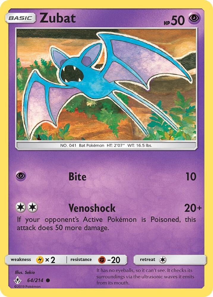 Zubat - SM - Unbroken Bonds