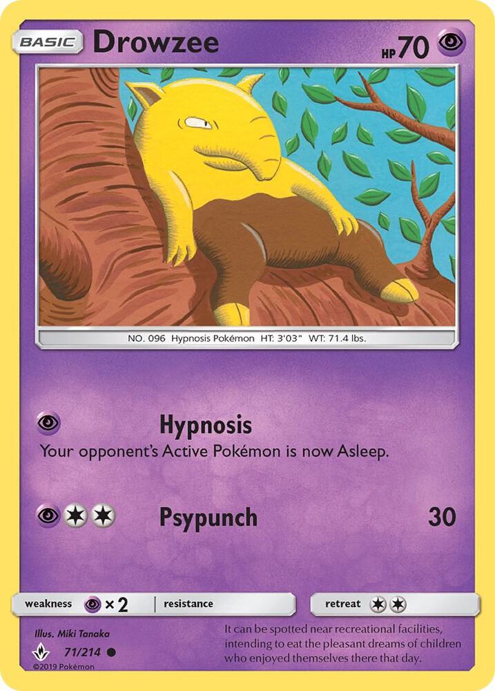 Drowzee - SM - Unbroken Bonds