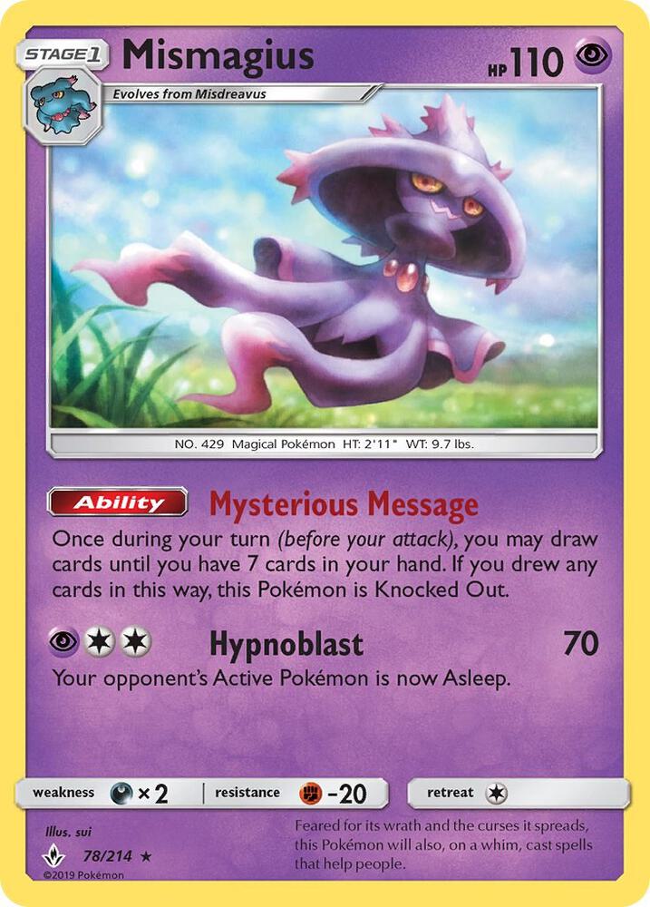 Mismagius - SM - Unbroken Bonds
