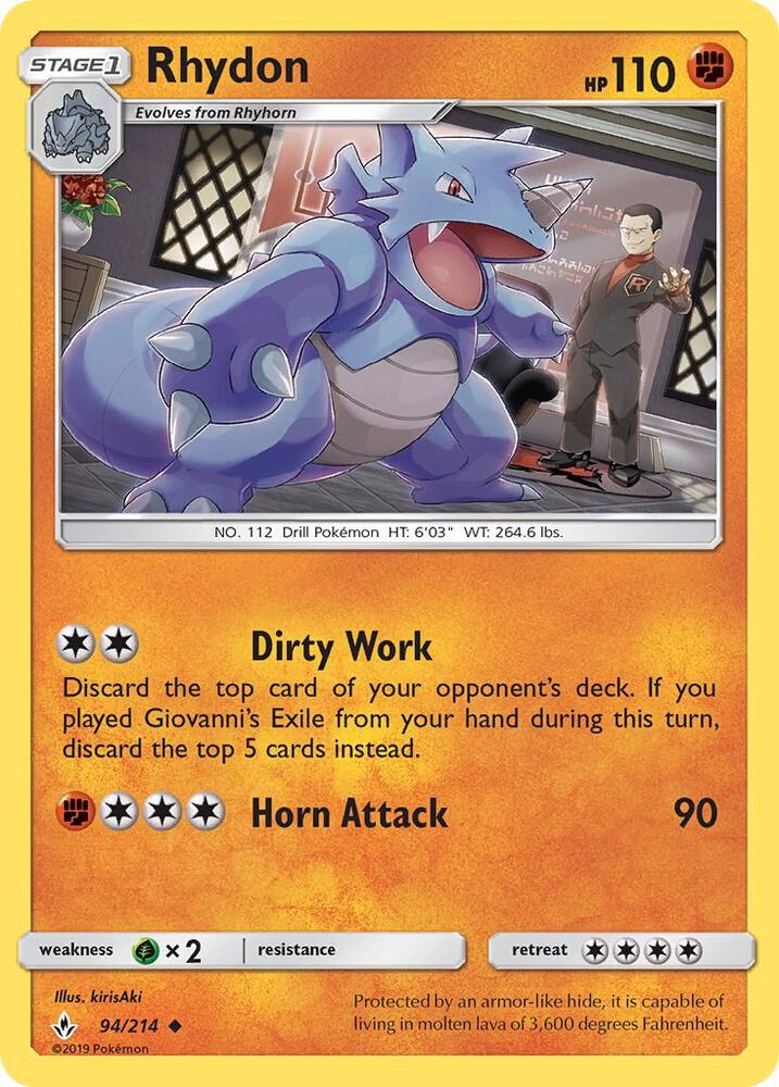 Rhydon - SM - Unbroken Bonds