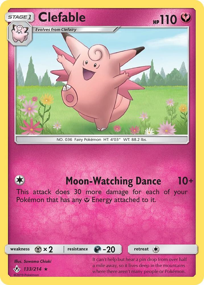 Clefable - SM - Unbroken Bonds