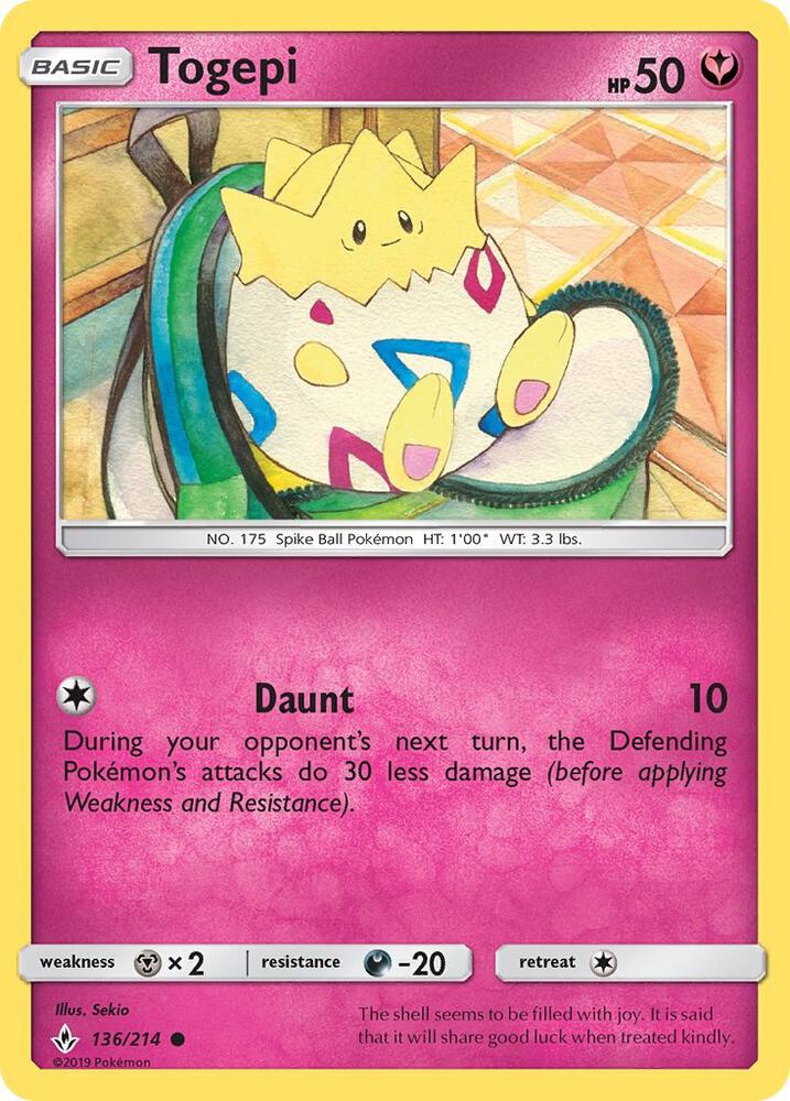 Togepi - SM - Unbroken Bonds