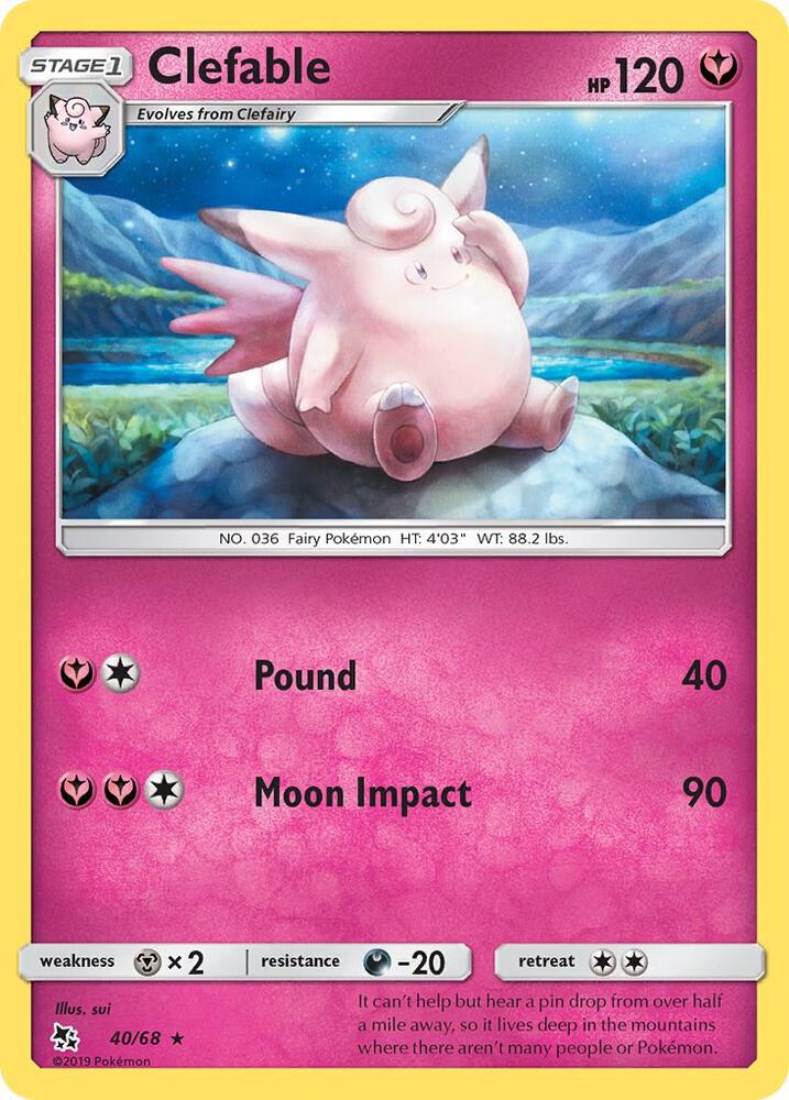 Clefable - Hidden Fates