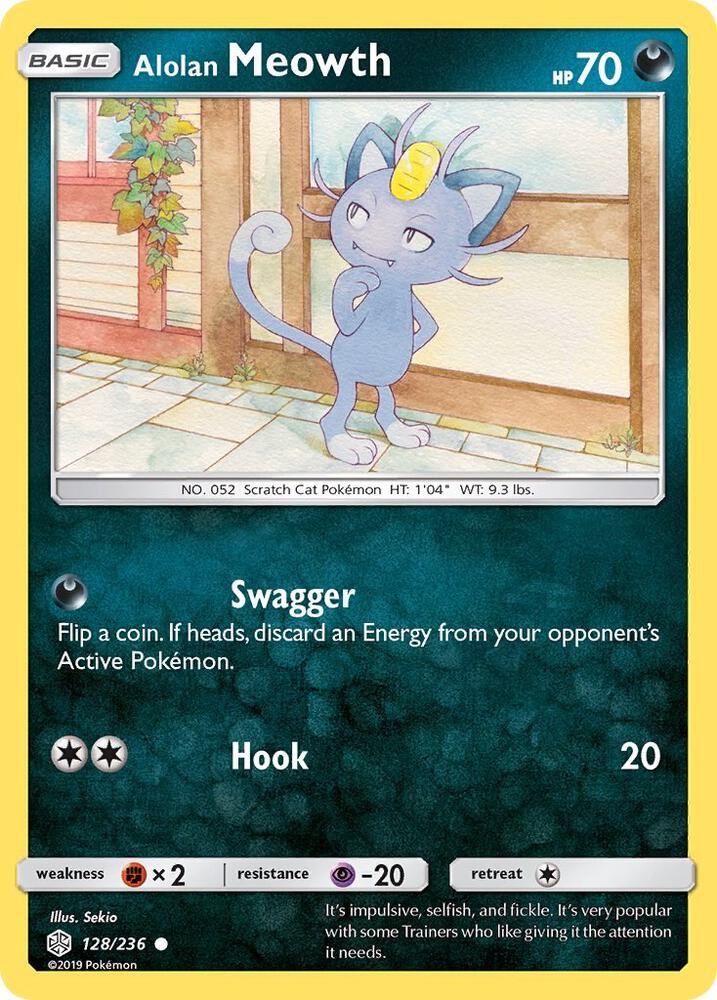 Alolan Meowth - SM - Cosmic Eclipse