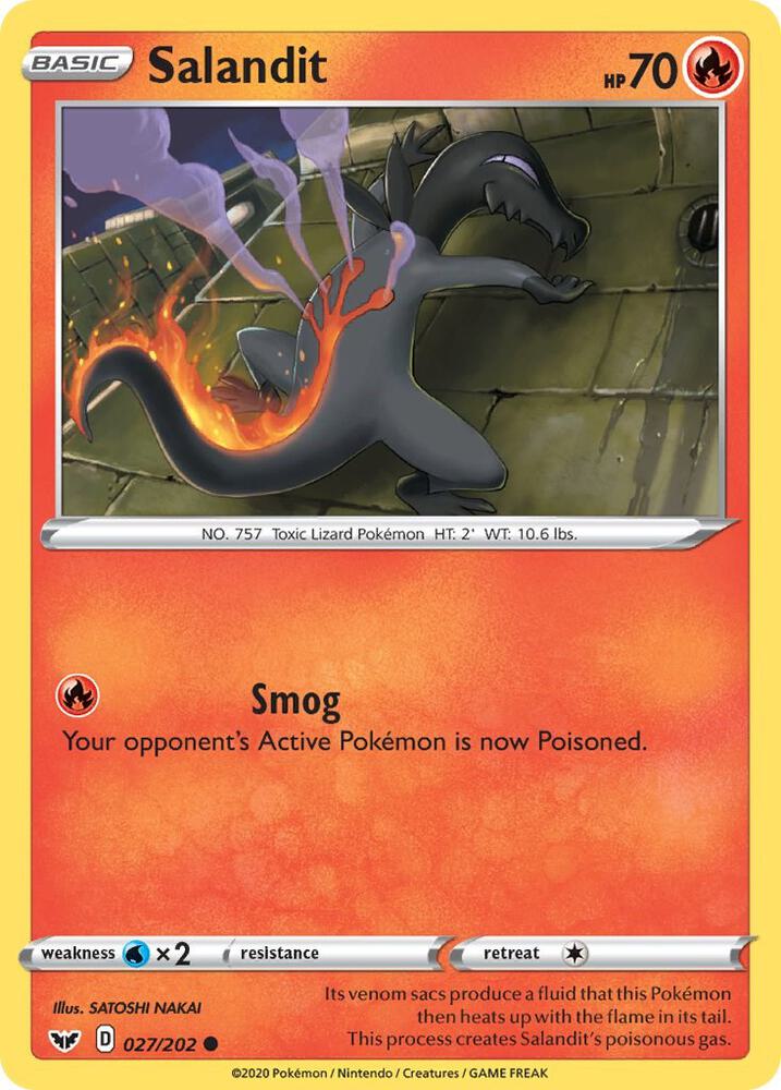 Salandit - SWSH01: Sword & Shield Base Set