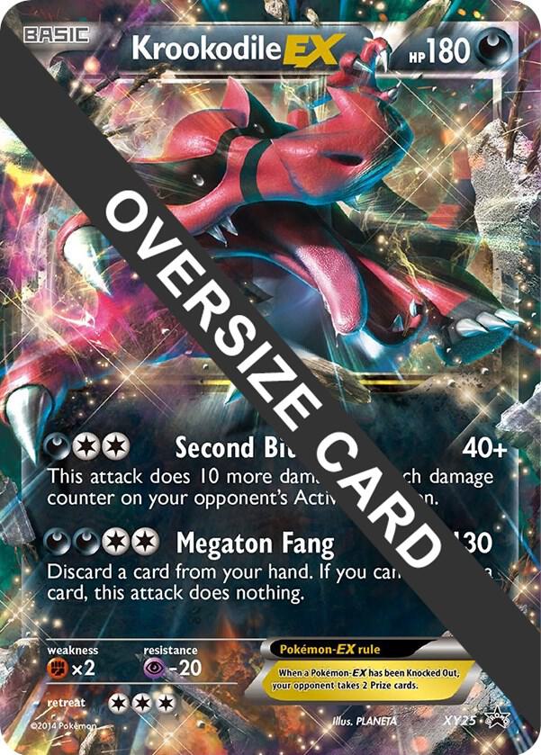 Krookodile EX - XY25 - Jumbo Cards