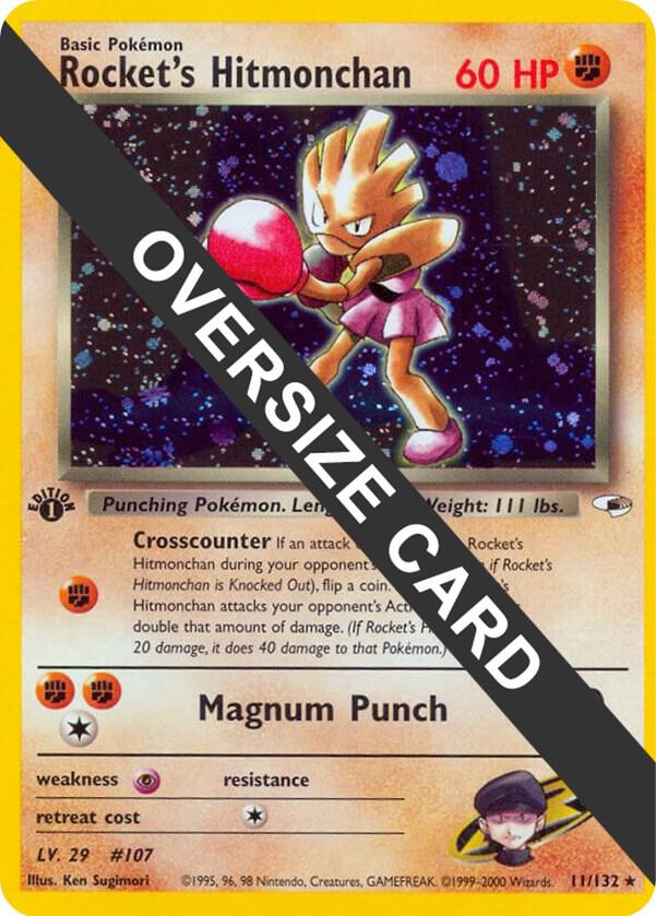 Rocket's Hitmonchan - 11/132 - Jumbo Cards