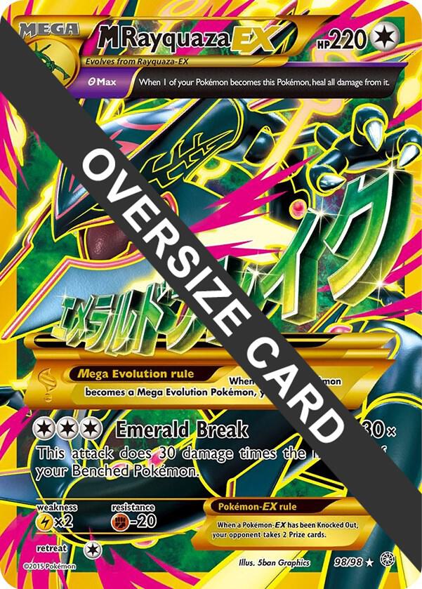 M Rayquaza EX - 98/98 - Jumbo Cards