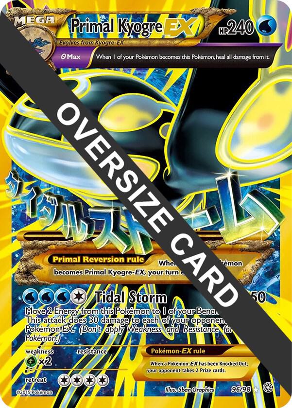 Primal Kyogre EX - 96/98 - Jumbo Cards