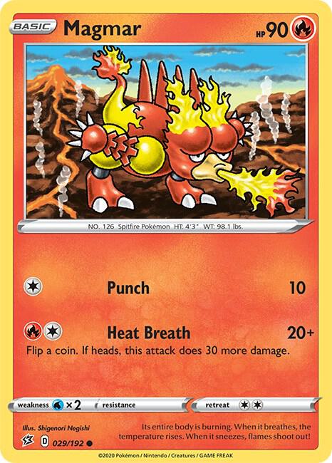 Magmar - SWSH02: Rebel Clash