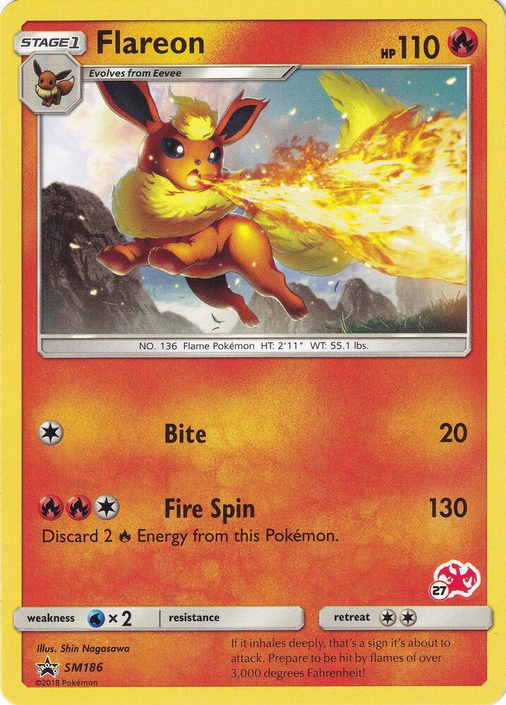Flareon (#27 Charizard Stamped)
