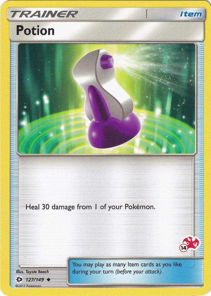 Potion - 127/149 (#14 Charizard Stamped) - Battle Academy