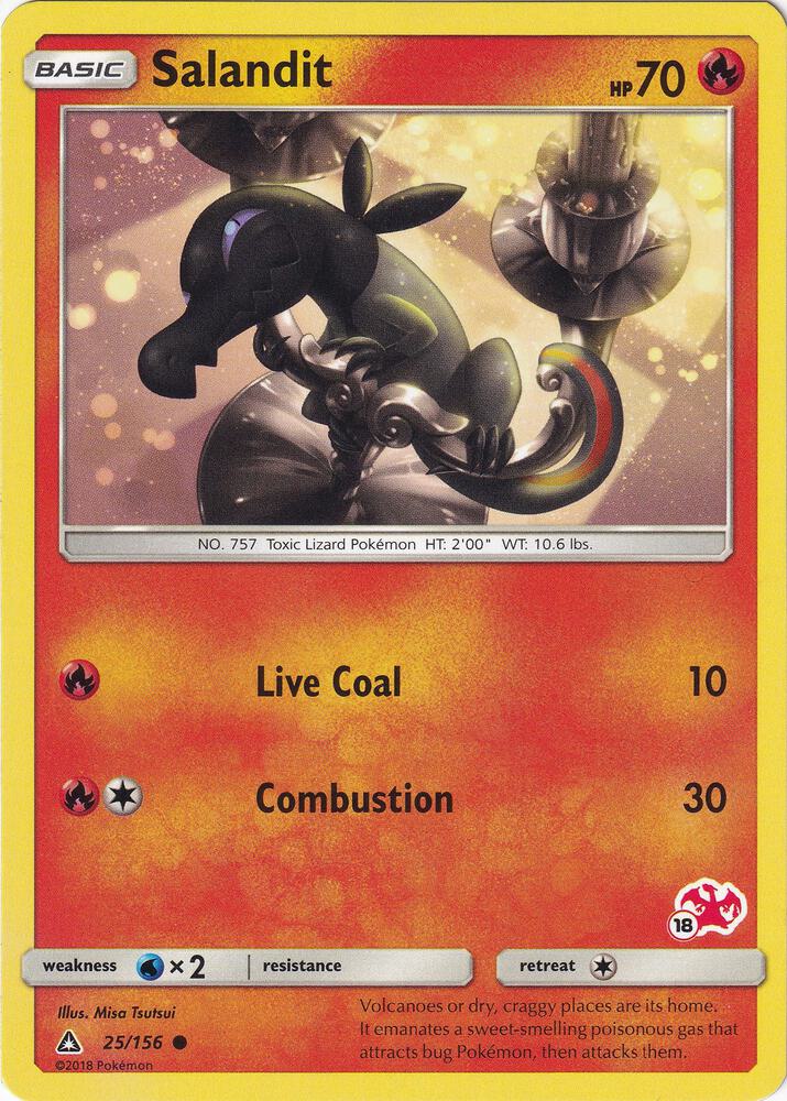 Salandit (#18 Charizard Stamped)