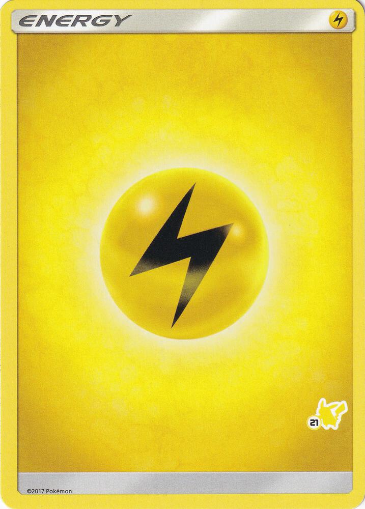 Lightning Energy (#21 Pikachu Stamped) - Battle Academy